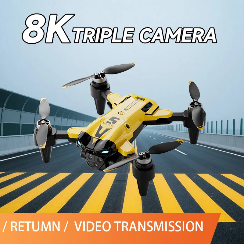 ZNLYRI 8K Dual Lens Drone With Gesture Control And VR