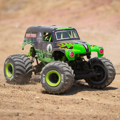 1/18 Scale 2S 4X4 RTR Brushed Mini Monster Truck with Battery & Charger Included Green