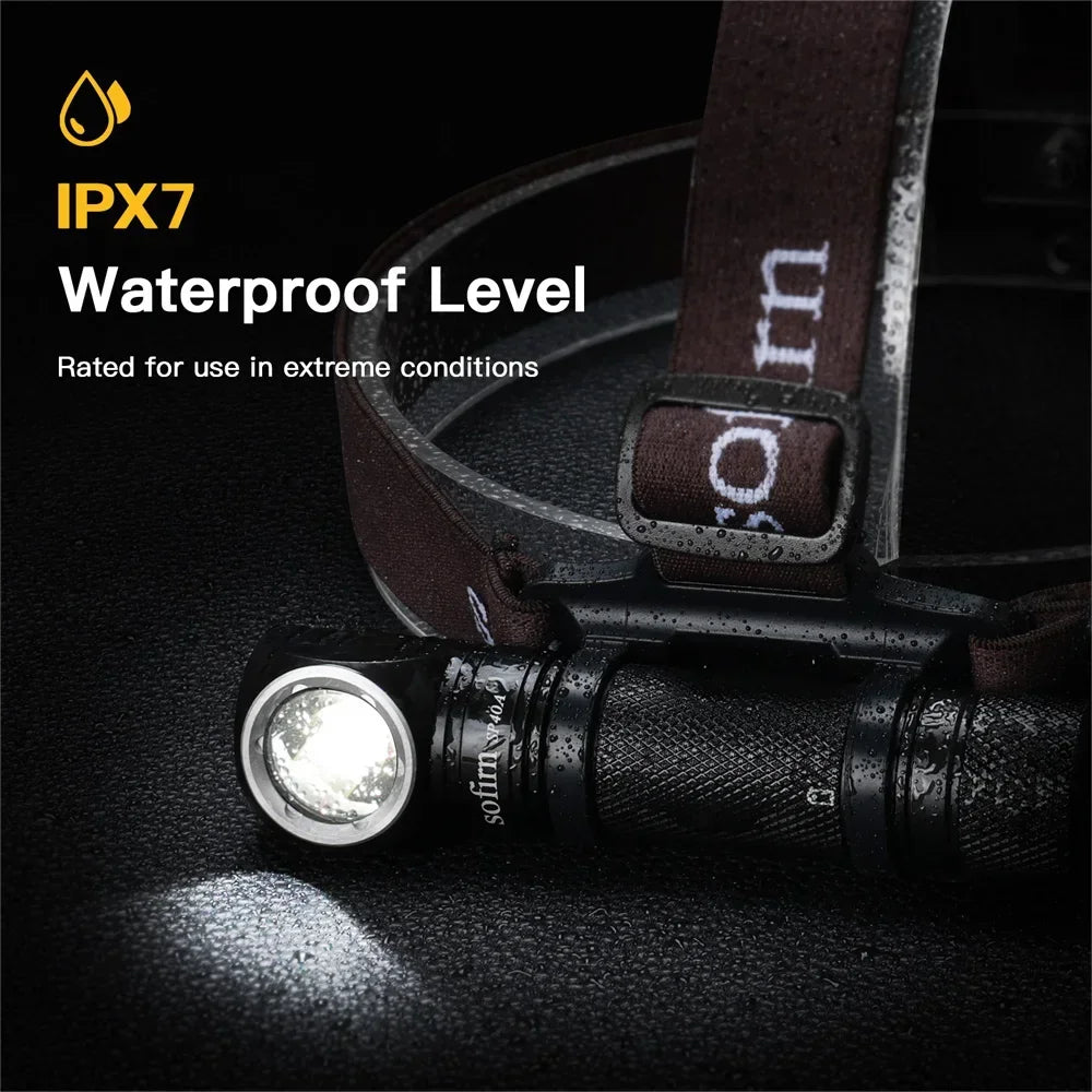 Sofirn SP40A 1200lm USB C Rechargeable Headlamp Magnetic Tail Cap