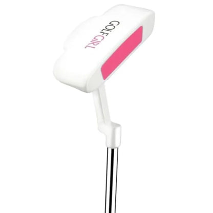 Ladies Golf Clubs Set with Cart Bag for Women, All Graphite Shafts, Left-Handed, Black and Pink, Lightweight and Forgiving Desi
