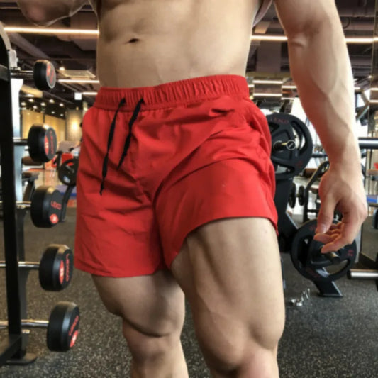 Men's Quick Dry Swim Shorts With Drawstring And Pockets