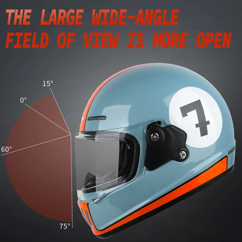 UCHOOSE Retro Motorcycle Helmet DOT Open Face Classic Style