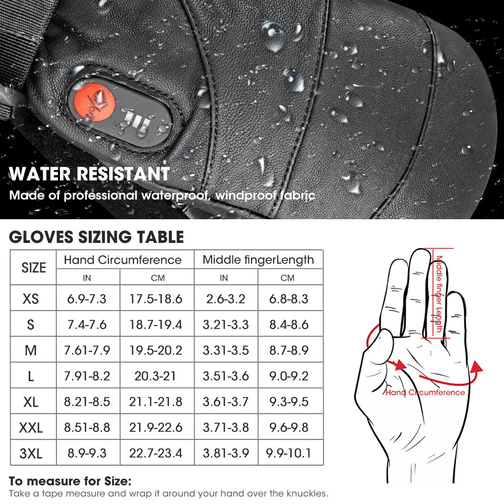 Savior Heat Rechargeable Battery Powered Heated Gloves