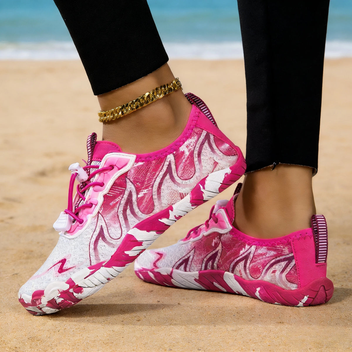 Quick Dry Barefoot Water Shoes for Beach Swimming and Surfing