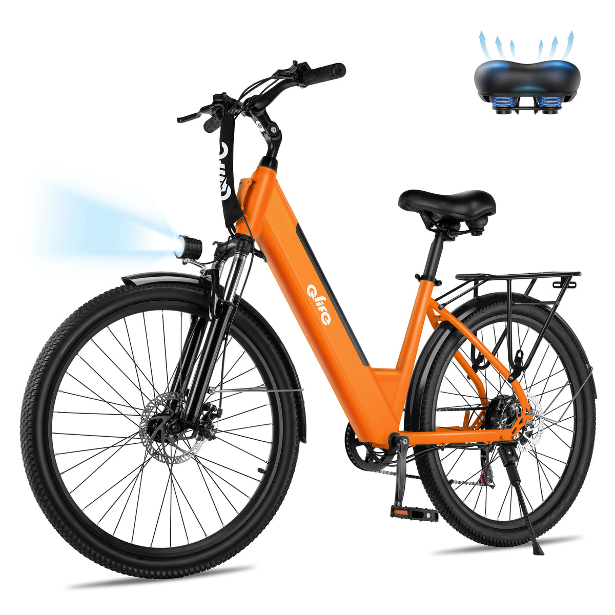 Qlife Cityone St Step Through Electric Bike Seven Speed Commuter