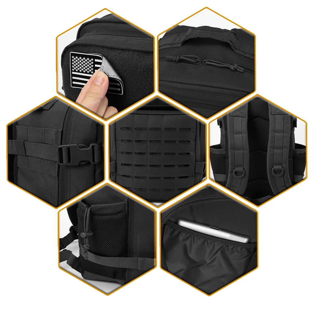 ReFire Gear Tactical Backpack MOLLE Outdoor Survival Daypack