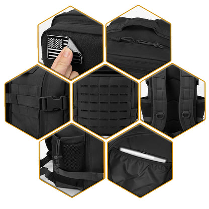ReFire Gear Field-Ready Molle Hiking Backpack With Dual Cup Holder