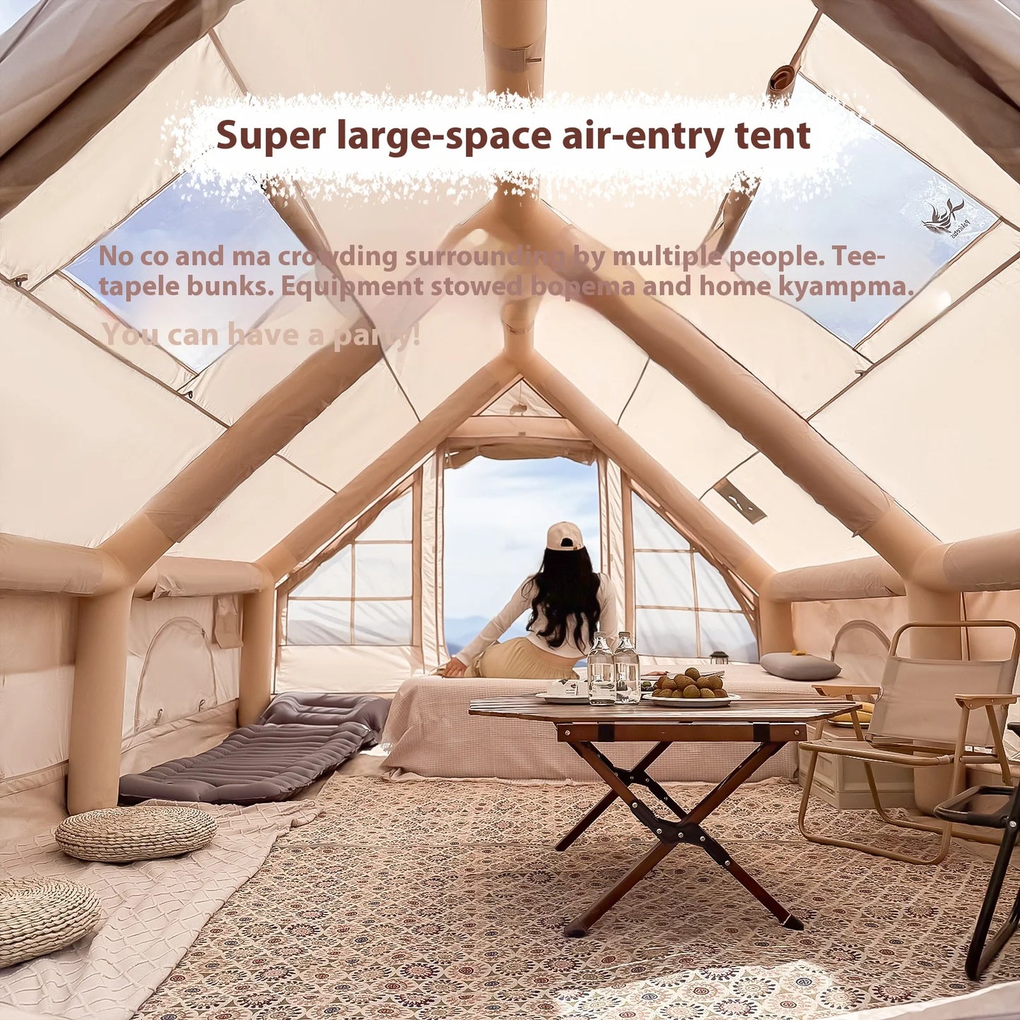 Pakicetus Inflatable Camping Tents For Adults And Family