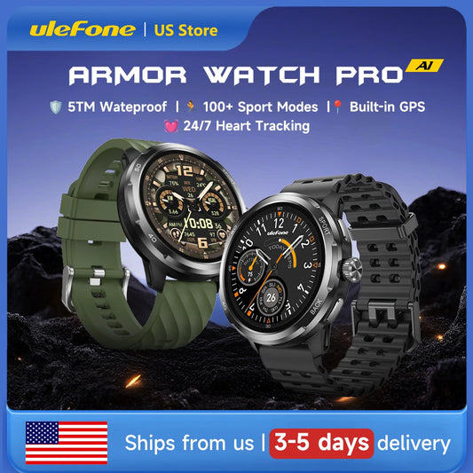 ULEFONE Armor Watch Pro AMOLED Smartwatch With GPS