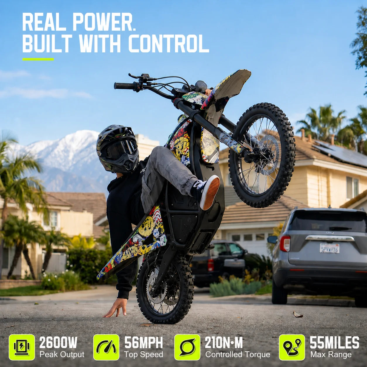 Off Road Electric Bike For Adults 48V Lithium Battery Hydraulic Disc Brake