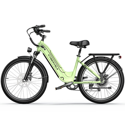 Cybvelo EK7 1000W Step Through Electric Bike With 48V Battery