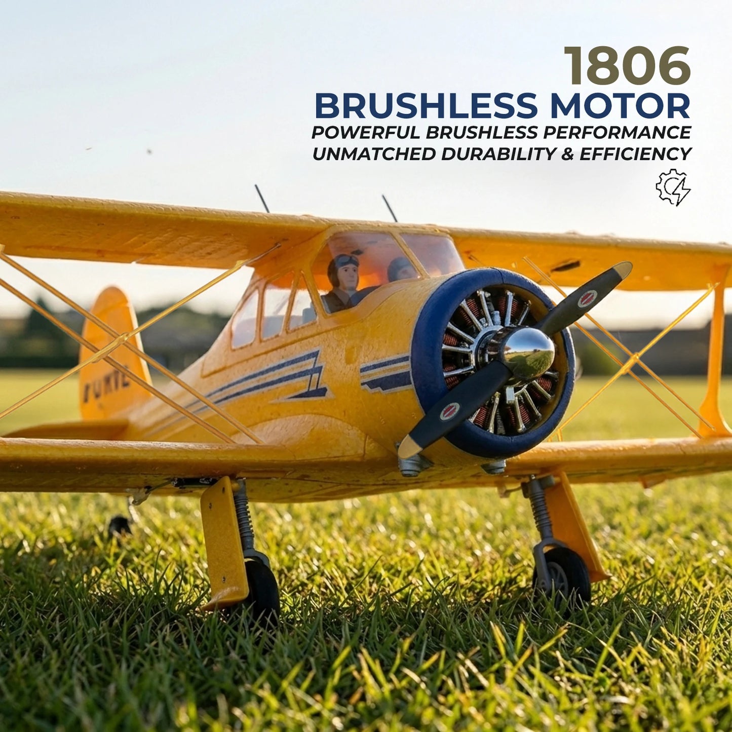 WLtoys A300 RC Plane 4CH Brushless Beechcraft D-17S 3D 6G Lights