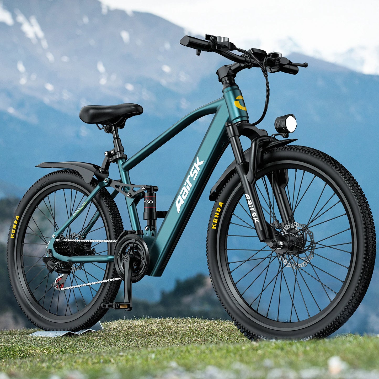 EOEOTWO Electric Mountain Bike 750W Peak With 36V Battery