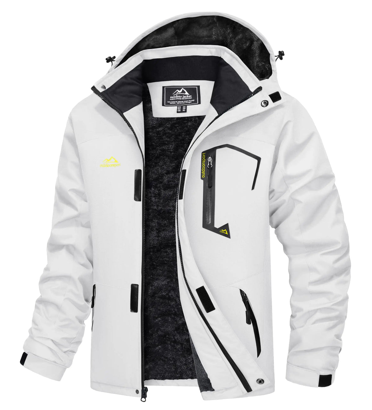 Cavva Men Water Resistant Fleece Lined Winter Ski Jacket