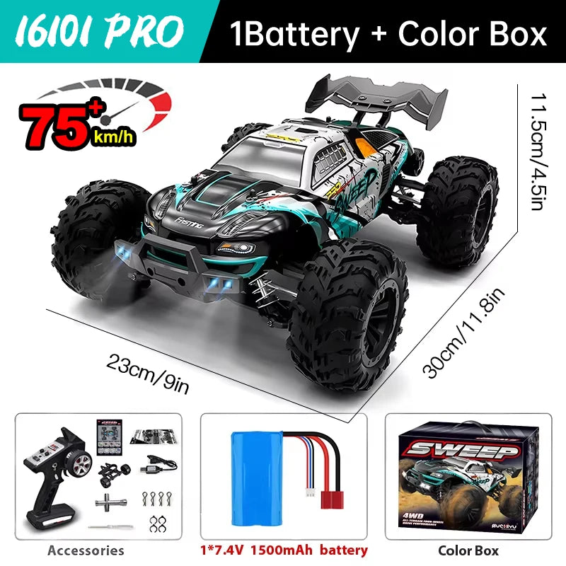 WLtoys 16101 Pro 4WD RC Car With High Speed Performance