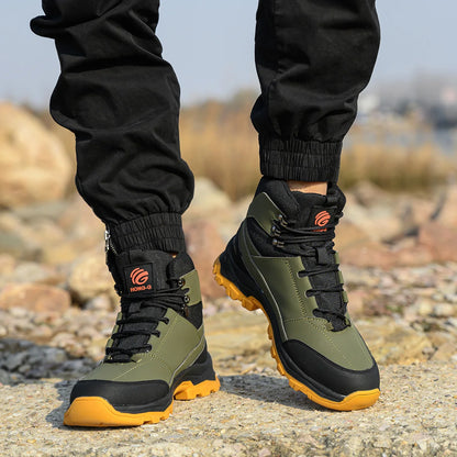 Veigar Men Steel Toe Work Boots Anti Puncture Safety Footwear