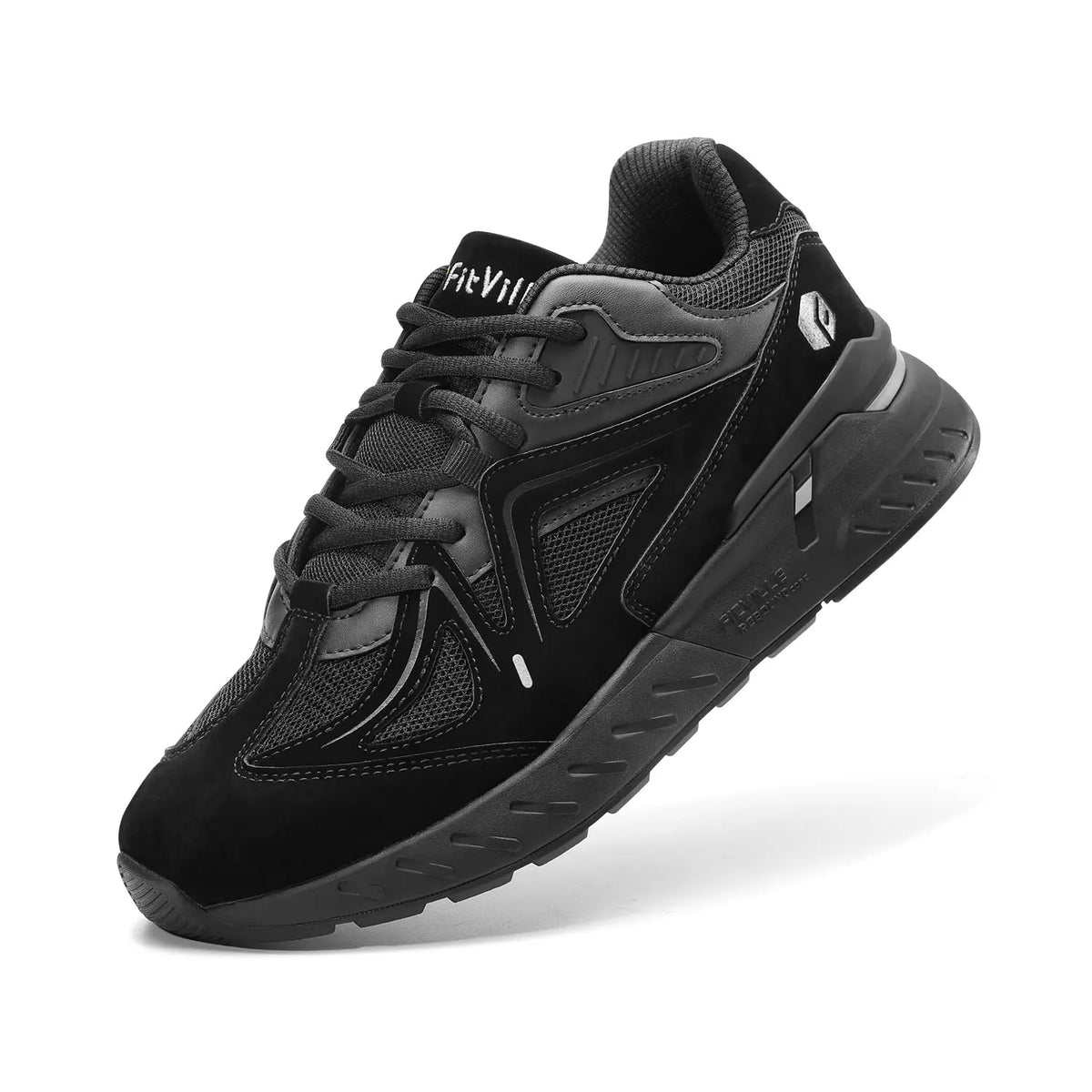 Fitville Men Lightweight Walking Shoes With Arch Support And Heel Relief