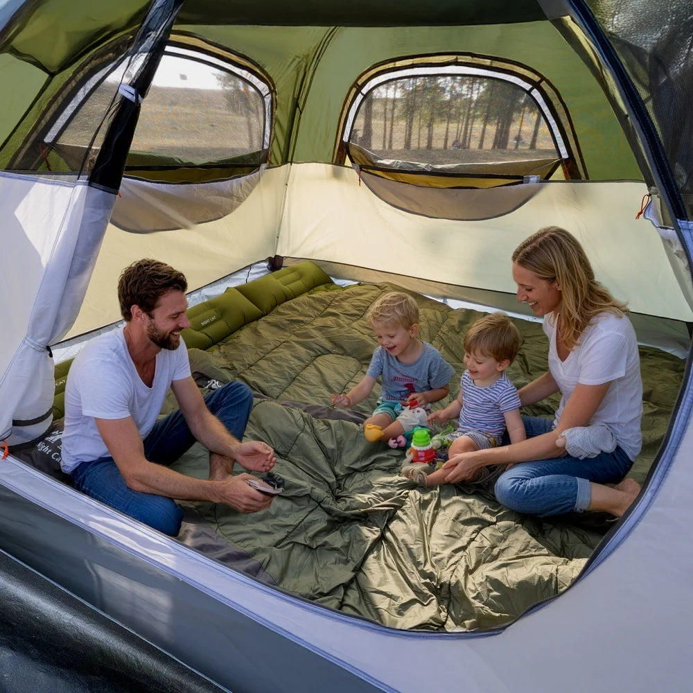Night Cat Pop Up Tent For 2-3 Persons With Rainfly
