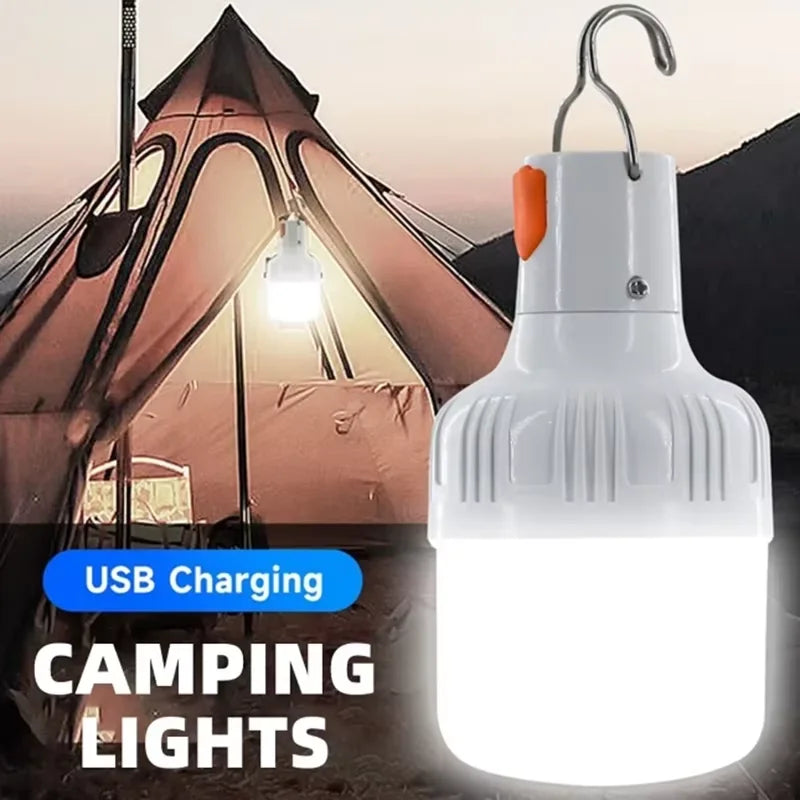 Outdoor USB Rechargeable LED Lantern 60W Emergency Light