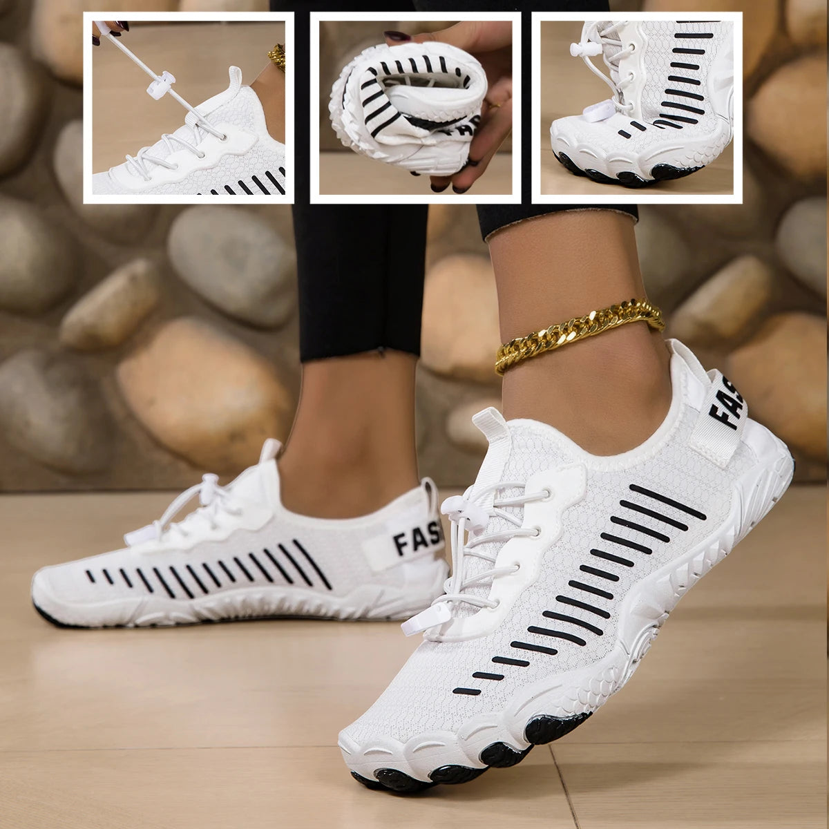 Womens Barefoot Water Shoes Quick Dry Non Slip Aqua Sneakers