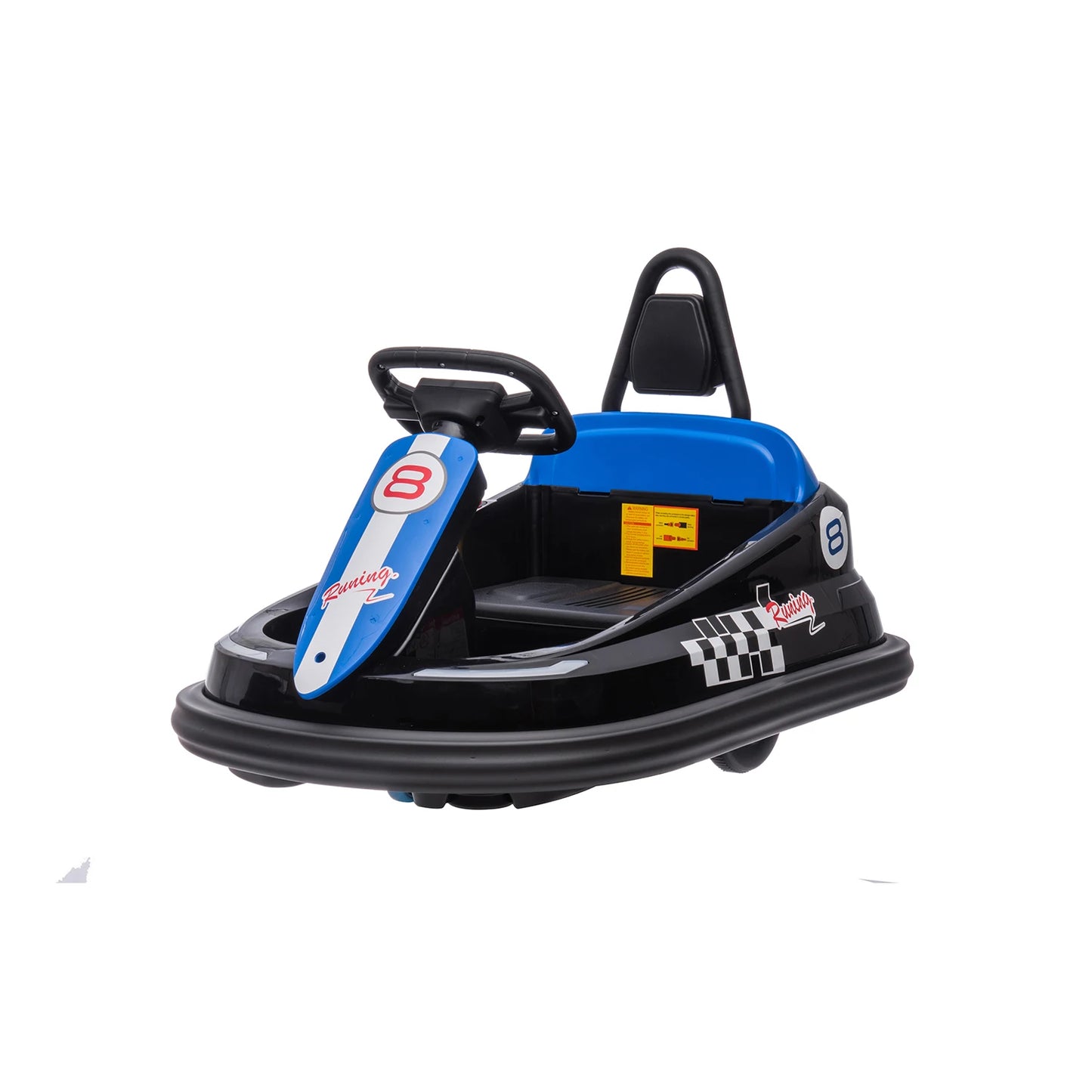 HiMISS 6V Toddler Bumper Car Ride On Toy With Spin