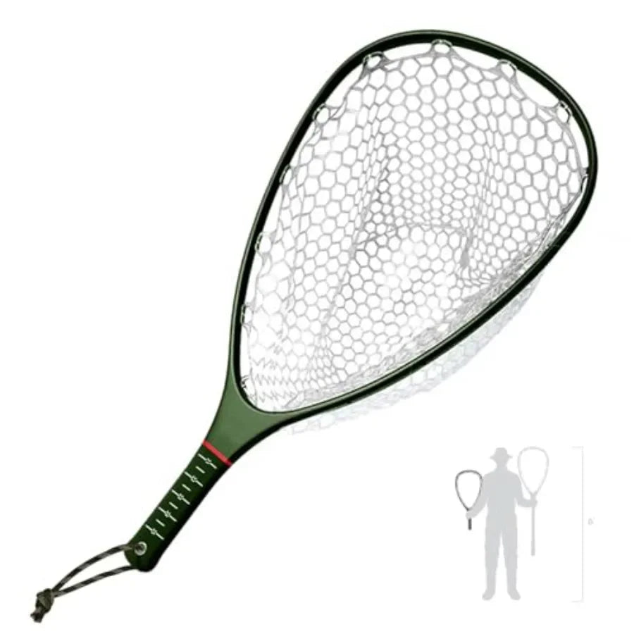 Fly Fishing Landing Net for Trout with Carbon Fiber Frame
