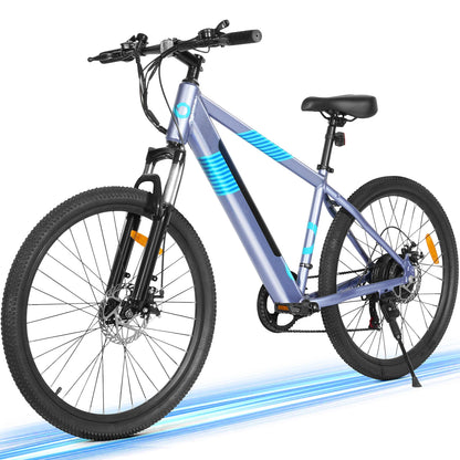 GYROOR Electric Mountain Bike With Removable Battery And Shimano Gears