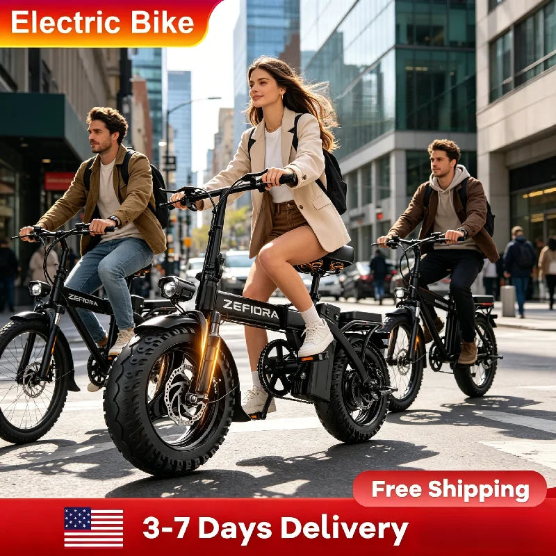 Zefiora 500W Electric Bike UL Certified Urban Commuter Performance