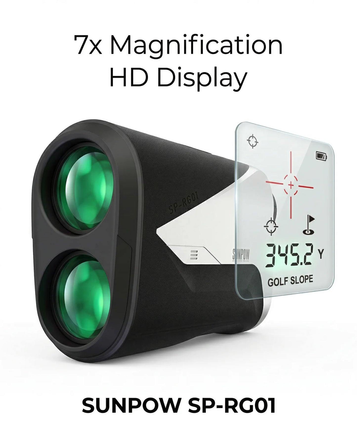Sunpow Golf Rangefinder With Slope And Flag Pole Locking