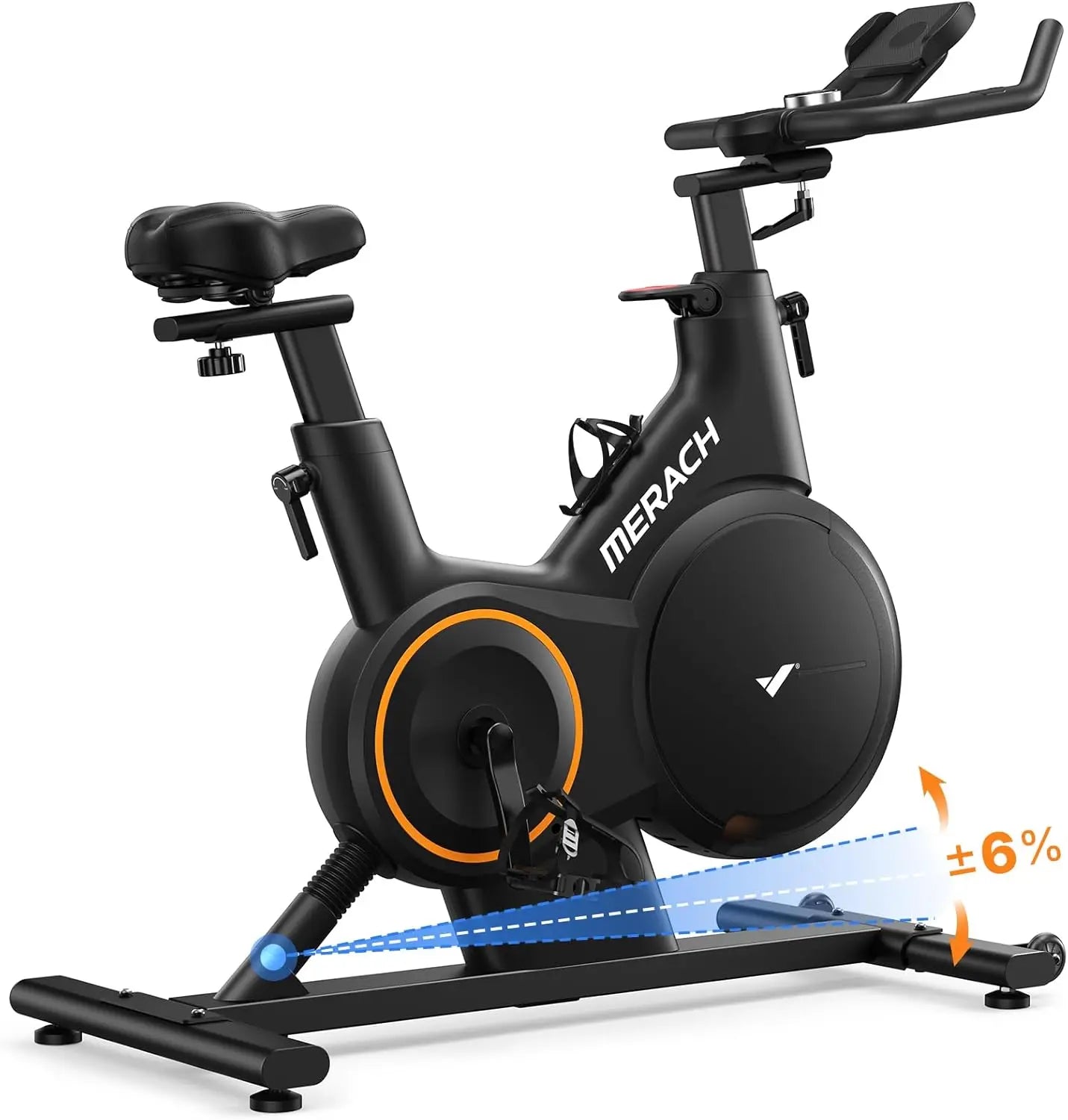 Heavy Duty Magnetic Exercise Bike With Adjustable Resistance