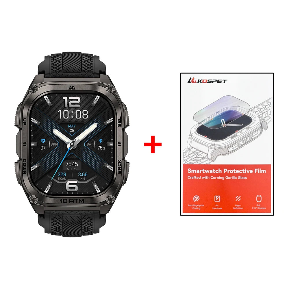 KOSPET Tank M4 Smart Watch GPS Offline Maps 10 ATM