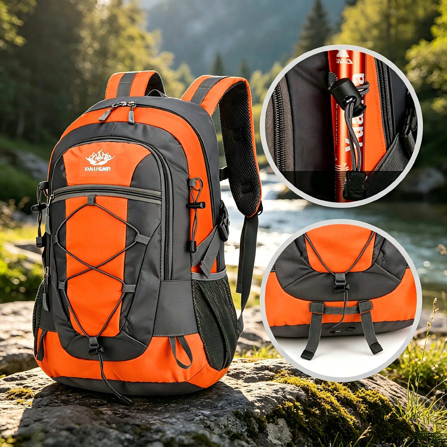 Ogehuafee Multifunctional Outdoor Hiking And Travel Backpack