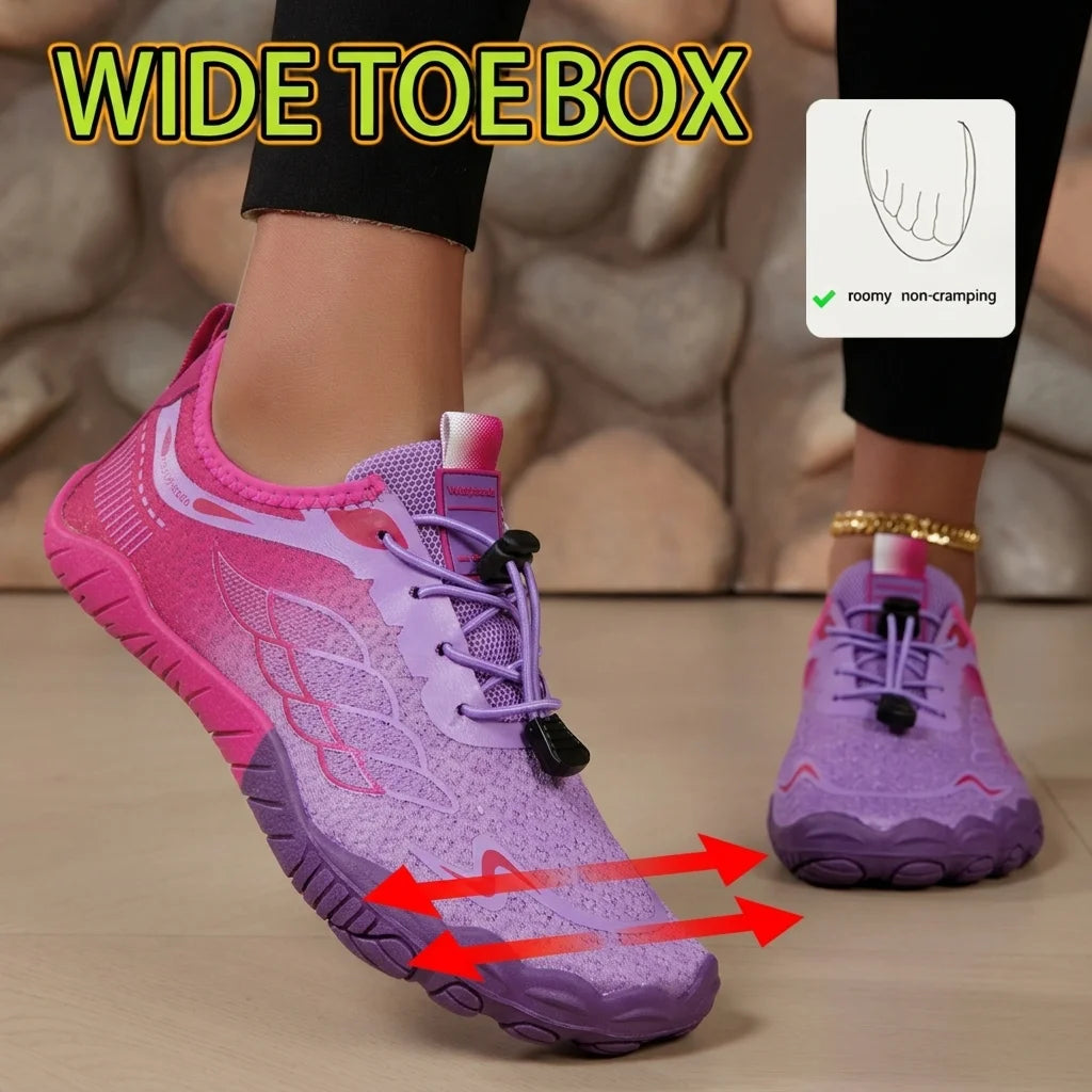 Womens Quick Dry Breathable Mesh Barefoot Water Shoes for Swimming