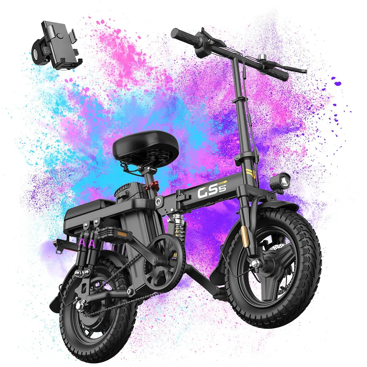 Uplee GS5 500W Foldable Electric Bike With Dual Disc Brakes