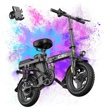 Uplee GS5 500W Foldable Electric Bike With Dual Disc Brakes