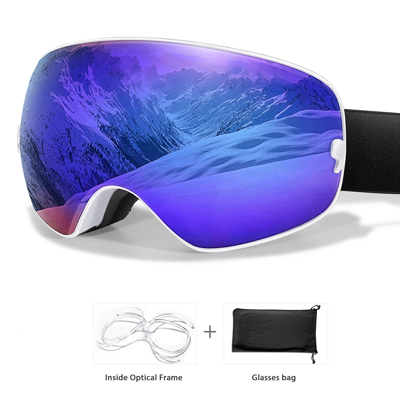 Winter Ski Goggles UV400 Anti Fog For Men Women Teens
