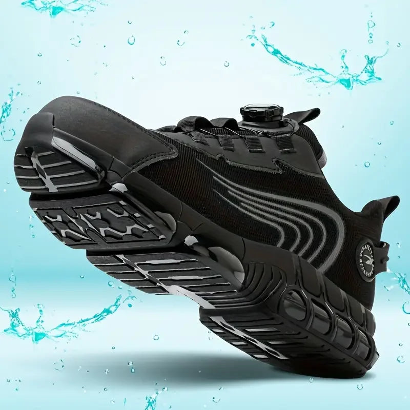 Lightweight Waterproof Steel Toe Work Safety Sneakers For Men