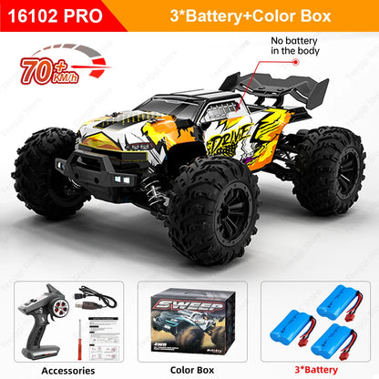 Teeggi 1:16 4WD RC Off-Road Cars & Monster Trucks with LED Lights