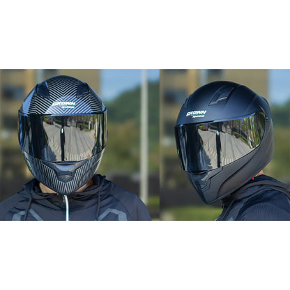 Crown Racing F700 Full Face Motorcycle Helmet DOT FMVSS 218
