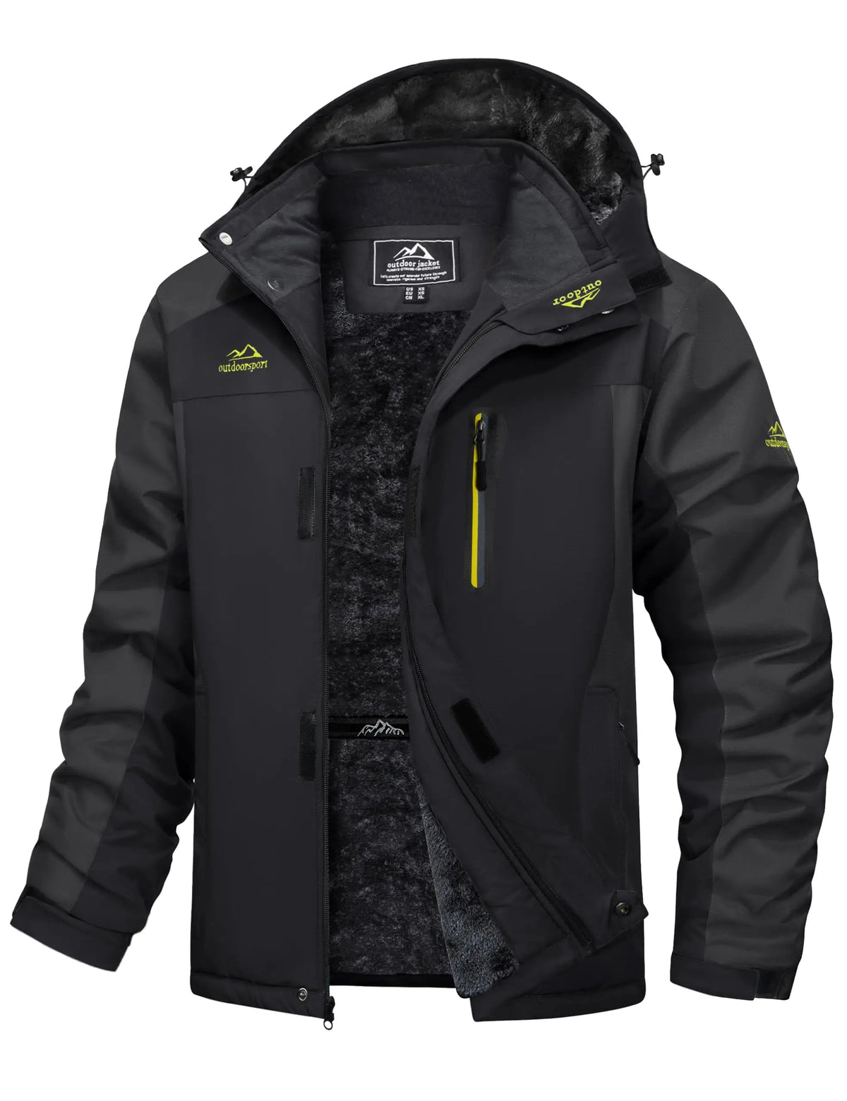 Cavva Men's Waterproof Fleece Lined Winter Parka Jacket