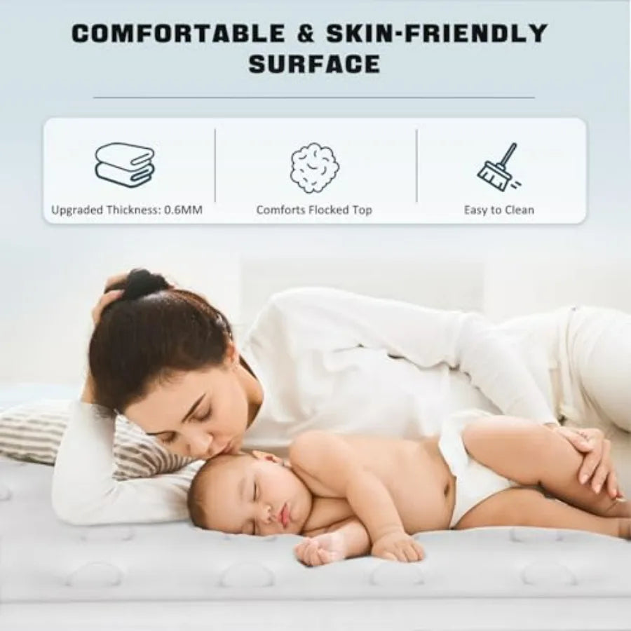 Air Mattress With Built In Pump For Home And Travel