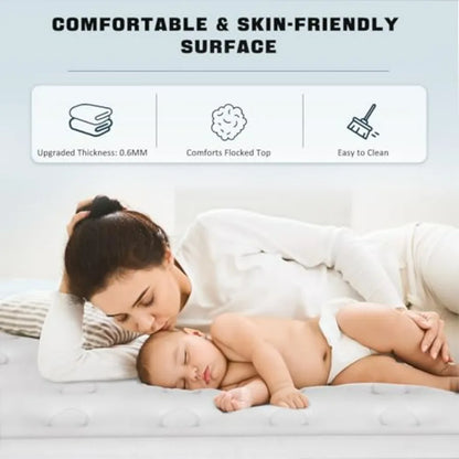 Air Mattress With Built In Pump For Home And Travel