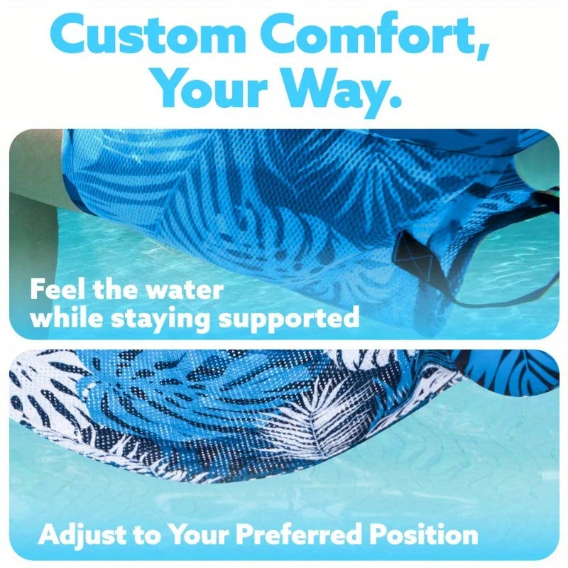 Inflatable Leaf Pool Chair Lounger for Adults Floating Pool Float