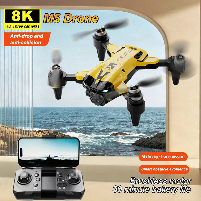ZNLYRI 8K Dual Lens Drone With Gesture Control And VR