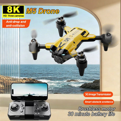 ZNLYRI 8K Triple Camera Drone With 5G Transmission App Control