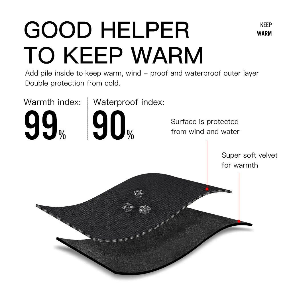 Winter Touchscreen Gloves Unisex Waterproof Windproof Non Slip