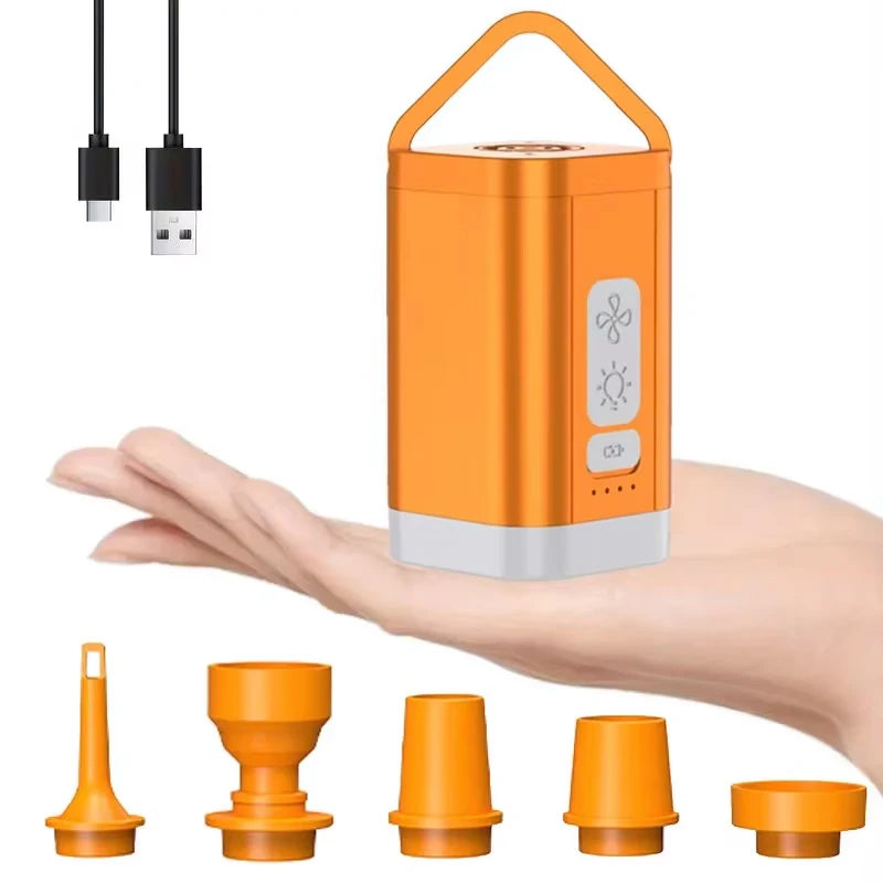 Mini USB Rechargeable Air Pump Inflator Deflator for Vacuum Bags