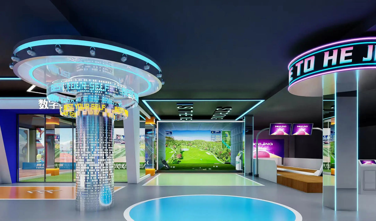 EasyPlay Indoor Golf Simulator With Baseball And Softball Games