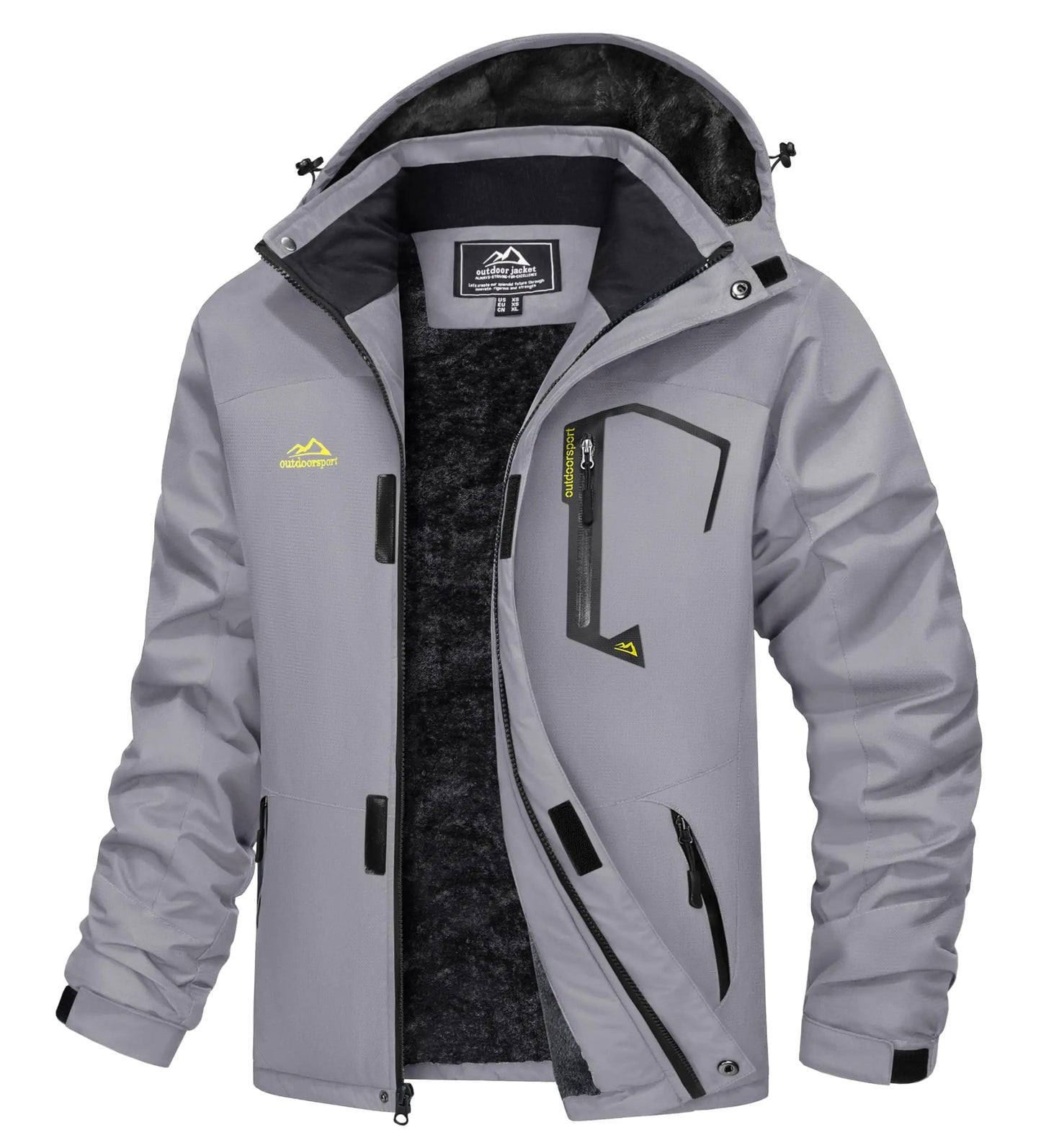 Cavva Men Water Resistant Fleece Lined Winter Ski Jacket