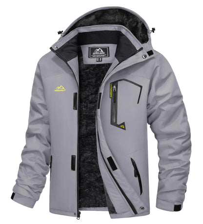 Cavva Men Water Resistant Fleece Lined Winter Ski Jacket